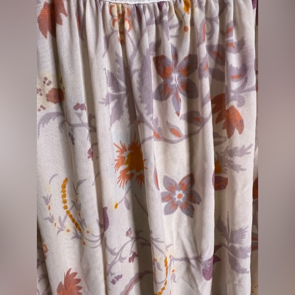 Free People Womens Wild Flower Honey Blouson Floral Print Peasant Top, Small - Picture 7 of 10